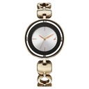 Fastrack Chrome K Quartz Analog Silver Dial K Chrome Metal Strap Watch For Girls