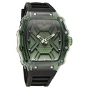 SF Maiden Voyage Sport Watch Green Dial And Black Strap Tonneau Shaped Case