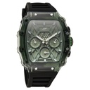 SF Maiden Voyage Sport Watch Green Dial And Black Strap Tonneau Shaped Case with Multifunction movement