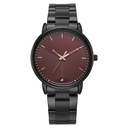 Fastrack Stunners Quartz Analog Maroon Dial Brown Stainless Steel Strap Watch For Guys