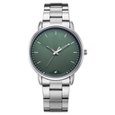 Fastrack Stunners Quartz Analog Green Dial Silver Stainless Steel Strap Watch For Guys
