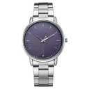 Fastrack Stunners Quartz Analog Purple Dial Silver Stainless Steel Strap Watch For Guys