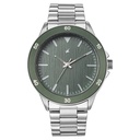 Fastrack Stunners Quartz Analog Green Dial Brown Stainless Steel Strap Watch For Guys