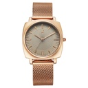 Fastrack Stunners Quartz Analog Green Dial Rose Gold Stainless Steel Strap Watch For Girls