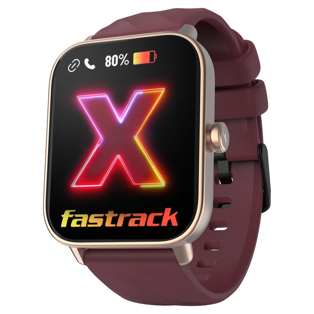 [38100pp09k] Fastrack Limitless Glide X Advanced UltraVU HD Display, BT Calling, 100+ Sports Modes & Watchface