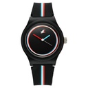 Fastrack Zine Quartz Analog Black Dial Black Silicone Strap Watch For Girls