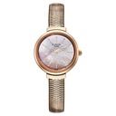 Titan Raga Viva Glam Quartz Analog Mother of Pearl Dial Stainless Steel Strap Watch For Women