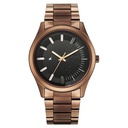 Fastrack Wild Quartz Analog Black Dial Brown Metal Strap Watch For Guys