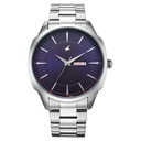 Fastrack Stunners Quartz Analog Purple Dial Silver Stainless Steel Strap Watch For Guys