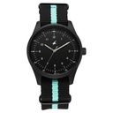 Fastrack Stunners Quartz Analog Black Dial Two Toned Nylon Strap Watch For Guys