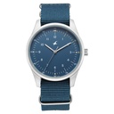 Fastrack Stunners Quartz Analog Blue Dial Blue Nylon Strap Watch For Guys