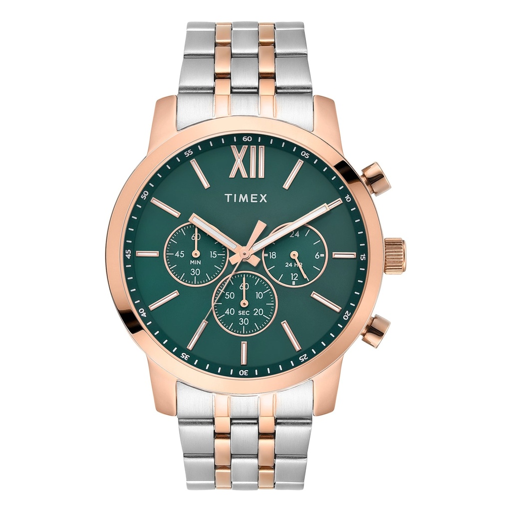 [TWEG32201] Timex Trendline Round 45mm Teal Dial Analog Men Watch - TWEG32201