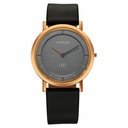 Titan Edge Quartz Analog Anthracite Dial Black Leather Strap Watch For Men