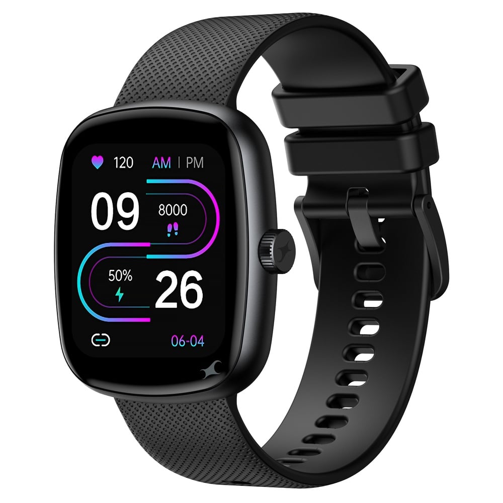 [38203PP01K] Fastrack Jupiter S3 Smartwatch with 1.83" TFT 2.5D Display, Push Button & Rotary Crown,BT Calling, SpO2 & Sleep Tracking