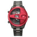 Fastrack Overdrive Chronograph Micromotor Grey Dial Grey Stainless Steel Strap Watch For Guys