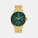 Timex Trendline Men Quartz Green Dial Multi-Function Stainless Steel Watch TWEG25407