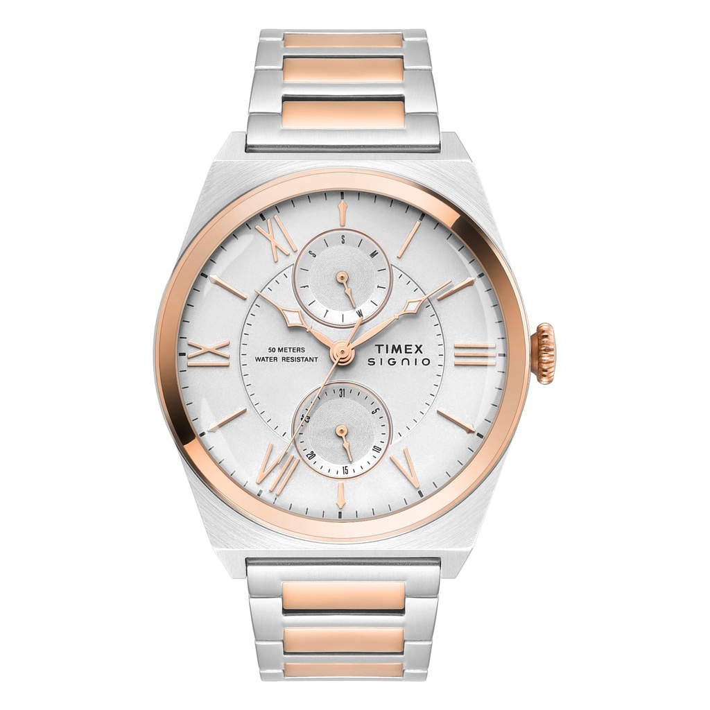 Timex Signio Round 42mm Grey Dial Analog Men Watch - TWEG34500