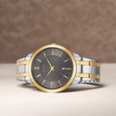 Titan Analog with Date Brown Dial Metal Strap watch for Men