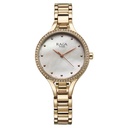 Titan Raga Showstopper Quartz Analog Mother Of Pearl Dial Metal Strap Watch For Women