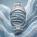 Fastrack Gelato Silver metal strap watch with Mint chip dial for Guys