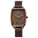 Fastrack Wild Quartz Analog Brown Dial Brown Stainless Steel Strap Watch For Girls