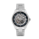 Logues Automatic Analogue Blue Dial Silver Metal Strap Watch For Men