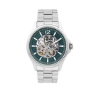 Logues Automatic Analogue Blue Dial Steel Metal Strap Watch For Men