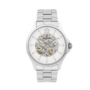 Logues Automatic Analogue Silver Dial Steel Metal Strap Watch For Men