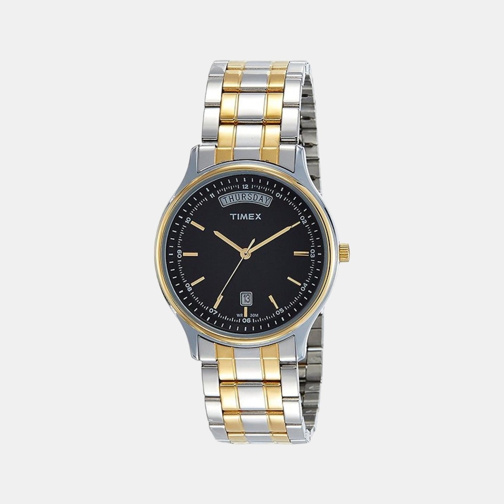 [TW0TG5910] Timex Classics Men Quartz Black Dial Analog Stainless Steel Watch TW0TG5910