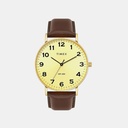Timex Trendline Men Quartz Champagne Dial Analog Leather Watch TWTG12203