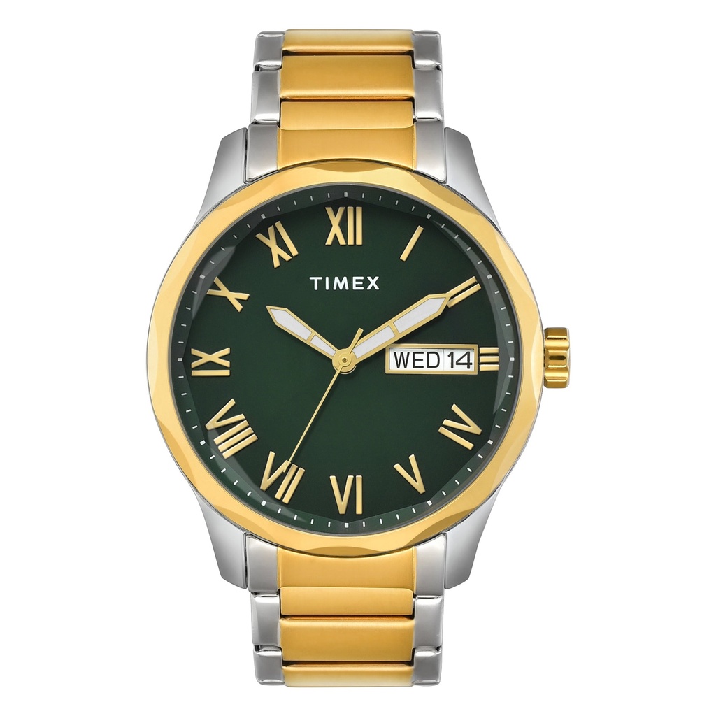 TIMEX Round Green Dial Analog Men's Watch - TW0TG7641