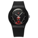 Fastrack Deadpool Wolverine Quartz Analog Black Dial With Black Silicone Strap Watch For Unisex