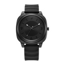 Fastrack Hype All Black Quartz Analog Black Dial With Black Silicone Strap Watch For Unisex