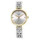Titan Raga Showstopper Quartz Analog Silver Dial Metal Strap Watch for Women