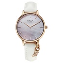Titan Raga Showstopper Quartz Analog Mother Of Pearl Dial Metal Strap Watch For Women