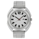 Fastrack Stunners Quartz Analog Silver Dial Silver Metal Strap Watch For Guys