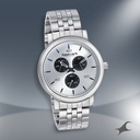 Fastrack Dial It Up Quartz Multifunction Silver Dial Stainless Steel Strap Watch for Guys