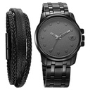 Fastrack Pulse Quartz Analog Anthracite Dial With Black Stainless steel Strap Watch for Guys
