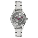 Fastrack Checkmate Quartz Analog Bicolour Dial Stainless Steel Strap Watch for Girls
