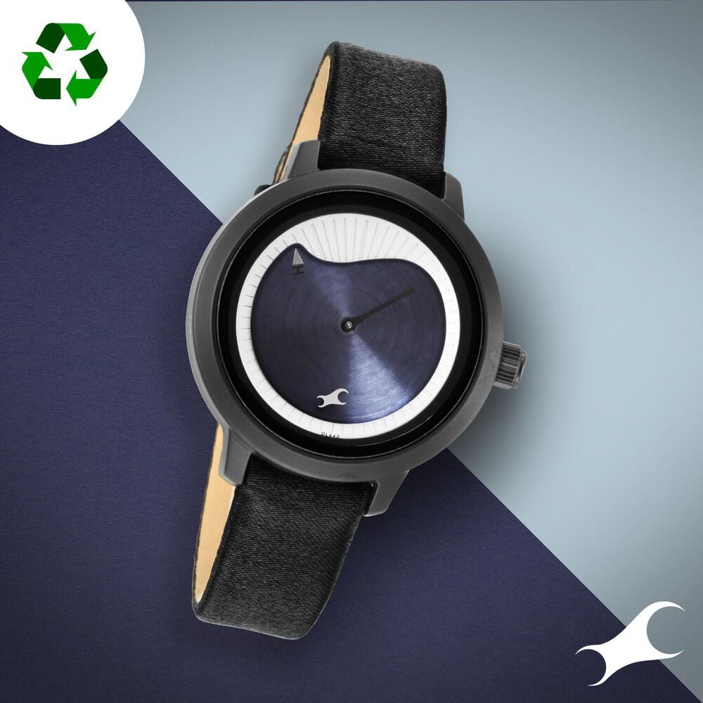 [6255pf02] Fastrack Revibe Quartz Analog Multicoloured Dial Fabric Strap Watch for Girls