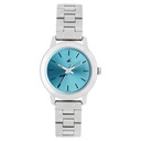 Fastrack Tropical Waters Quartz Analog Green Dial Metal Strap Watch for Girls