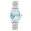 Fastrack Tropical Waters Quartz Analog Green Dial Metal Strap Watch for Girls