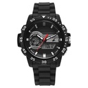 Fastrack Street line Quartz Analog Digital Black Dial Silicone Strap Watch for Girls