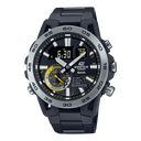 CASIO Men EDifice ECB-40DC-1ADF Black Ana-Digi Dial Black Stainless Steel Band ED576