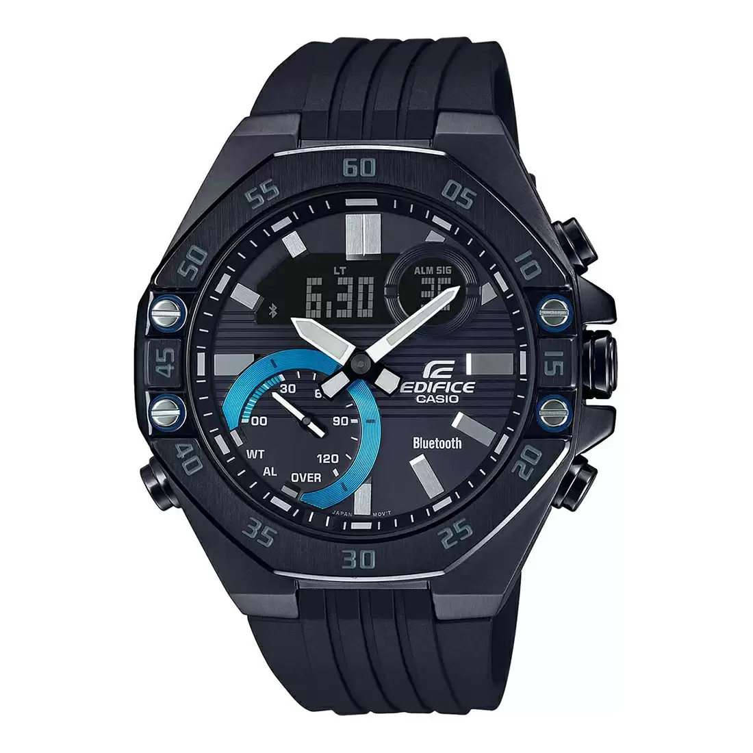 [ED496] CASIO Men EDifice Black Bluetooth Analogue Watch ED496 ECB-10PB-1ADF