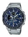 CASIO Men EDifice ECB-950DB-2ADF Blue Ana-Digi Dial Silver Stainless Steel Band EX555