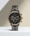 Timex E Class Men's Gunmetal Dial Round Case Multifunction Function Watch -TWEG20201