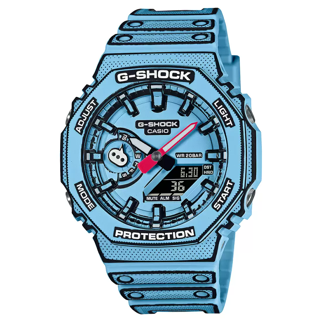 [G1579] Casio G-Shock GA-2100MNG-2ADR