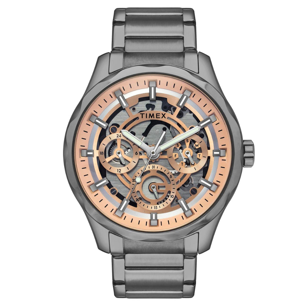 [TW0TG7631] Timex Men Copper Round Dial Analog Watch - TW0TG7631