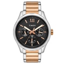 Timex Men Multifunction Black  Round Brass Dial Watch- TW0TG7617